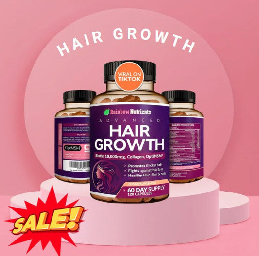 ✨ Hair Growth 120 cápsulas – ORIGINAL®️ Oferta!