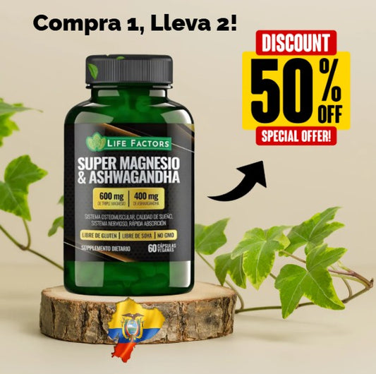 SUPER MAGGNESIO Y ASHWAGANDHA ®️🎁OFERTA🎁